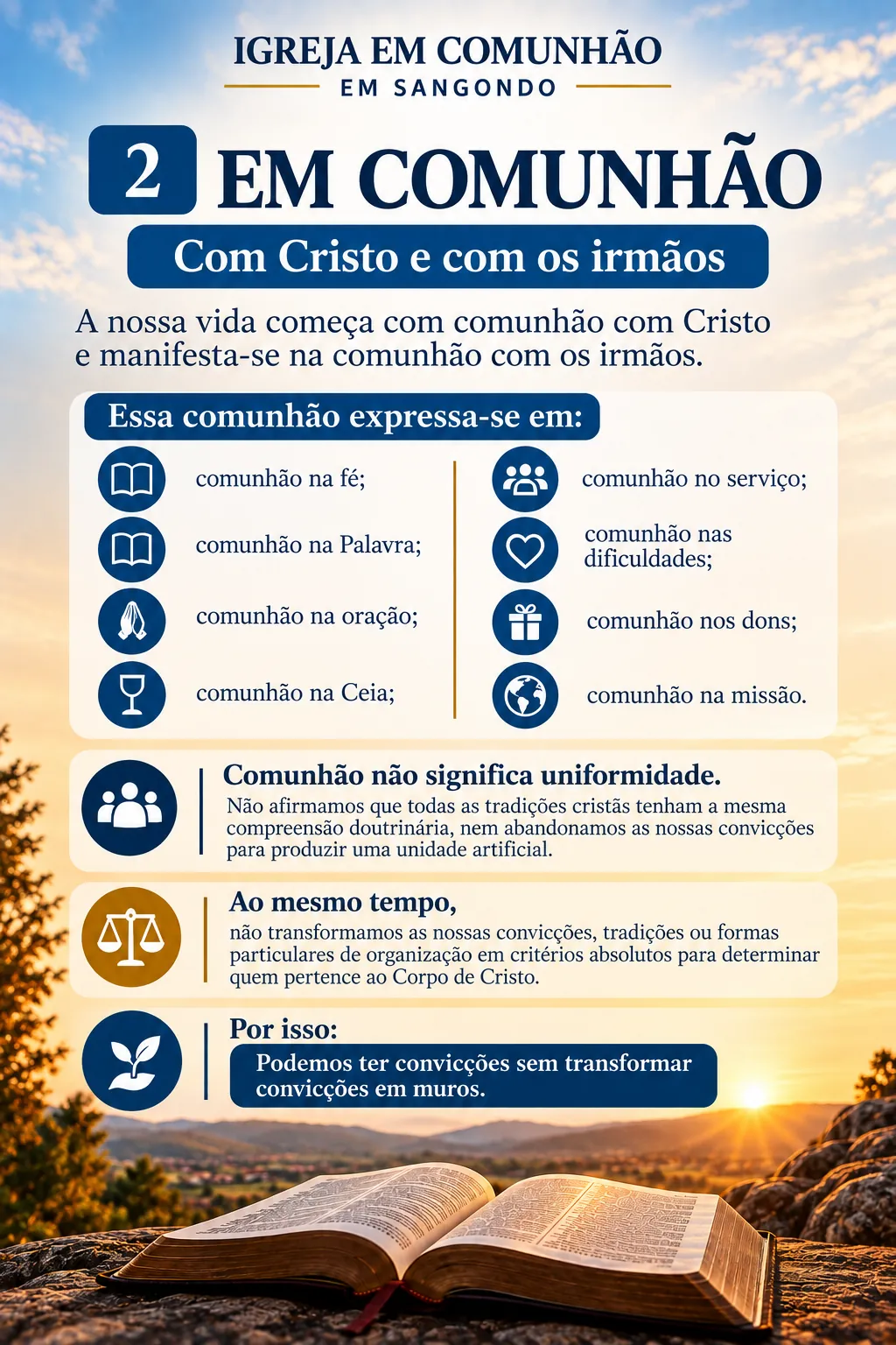 Em Comunhão: com Cristo e com os irmãos
