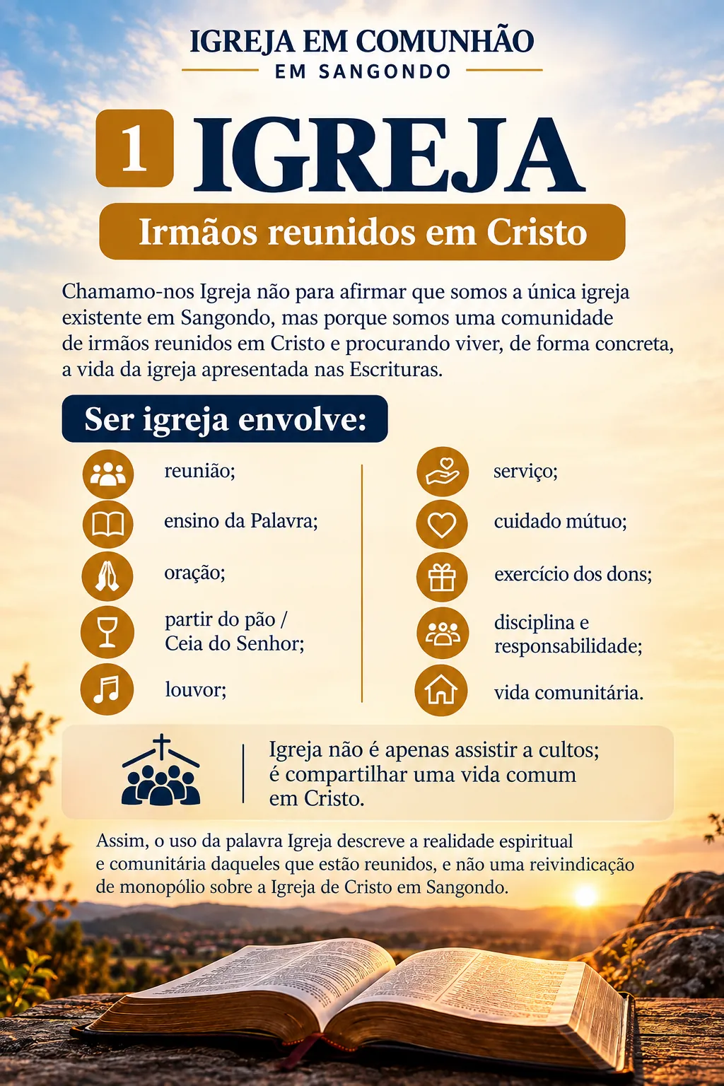 Igreja: vida em Cristo